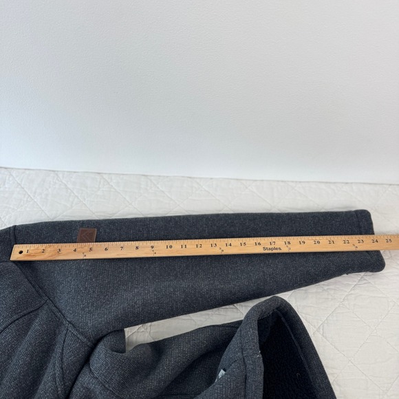 Rugged Elements Mens Fleece Lined Hoodie Charcoal Gray Full Zip Jacket Size M - Picture 9 of 14